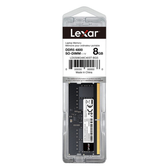 Pamięć do laptopa DDR5 SODIMM 8GB(1* 8GB)/4800 CL40 