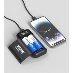 Ładowarka do akumulatorów/powerbank Li-ion XTAR PB2SLV2