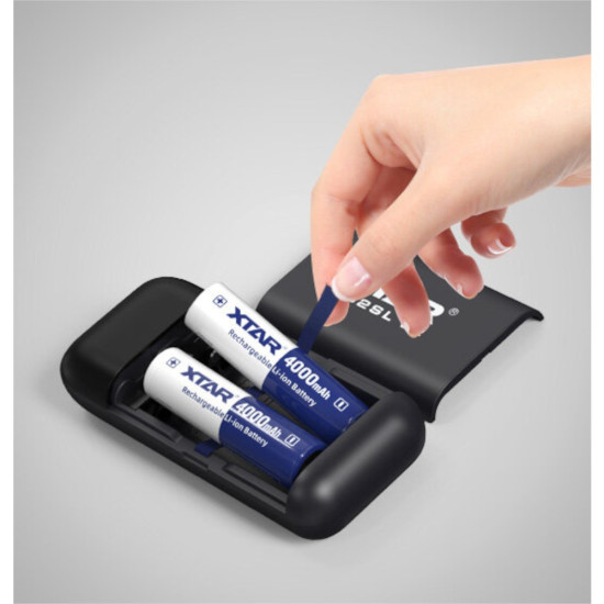 Ładowarka do akumulatorów/powerbank Li-ion XTAR PB2SLV2