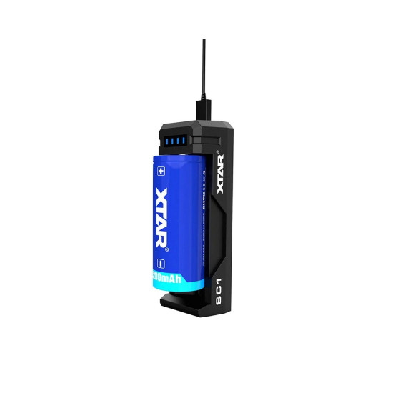 Ładowarka do akumulatorów Li-ion 18650 USB-C XTAR SC1