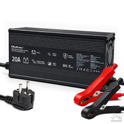Ładowarka do akumulatora LiFePO4 12V | 20A | PF 0.9 | LED 