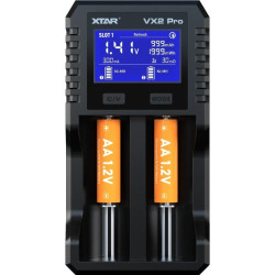 Ładowarka do akumulatorów Li-ion, Li-FePO4, NI-MH XTAR VX2PROKT