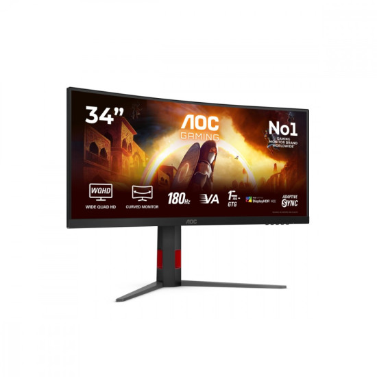 Monitor 34 cale CU34G4CA VA Curved 180Hz HDMIx2 DP