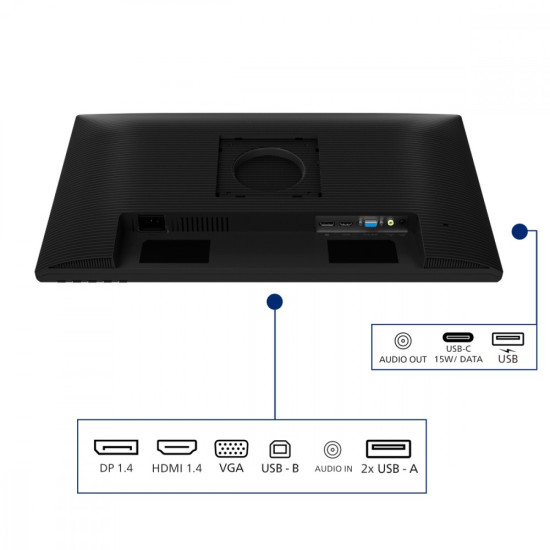 Monitor 24B2N3200A IPS 23.8 cala 120Hz HDMI DP Pivot Głośniki