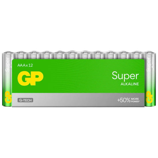 Baterie alkaliczne LR03/AAA super alkaline shrink 12szt.