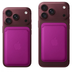 Portfel z tkaniny FineWoven z MagSafe do iPhonea - magenta