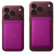 Portfel z tkaniny FineWoven z MagSafe do iPhonea - magenta