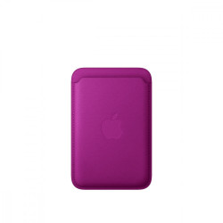 Portfel z tkaniny FineWoven z MagSafe do iPhonea - magenta