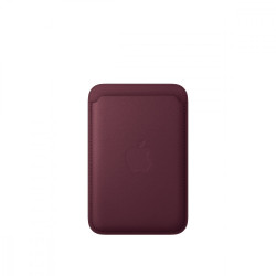 Portfel z tkaniny FineWoven z MagSafe do iPhonea - burgund