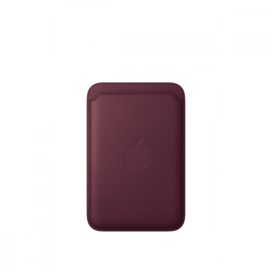 Portfel z tkaniny FineWoven z MagSafe do iPhonea - burgund