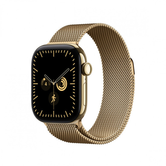 Bransoleta mediolańska w kolorze żywego złota do koperty 42 mm