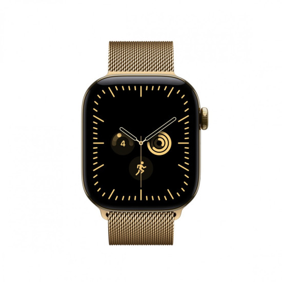 Bransoleta mediolańska w kolorze żywego złota do koperty 42 mm