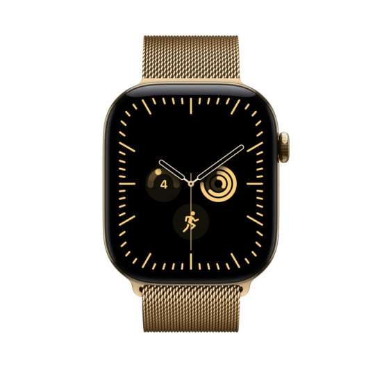 Bransoleta mediolańska w kolorze żywego złota do koperty 46 mm - rozmiar M/L