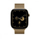 Bransoleta mediolańska w kolorze żywego złota do koperty 46 mm - rozmiar M/L
