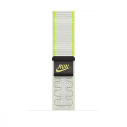 Opaska sportowa Nike w kolorze klasycznej bieli do koperty 46 mm