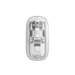 Mysz biurowa PRIS M B10 wireless biała 