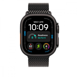Bransoleta mediolańska z tytanu w kolorze czarnym do koperty 49 mm - rozmiar M