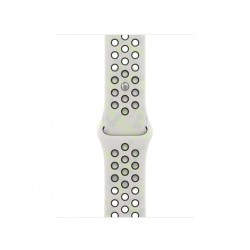 Pasek sportowy Nike w kolorze klasycznej bieli do koperty 42 mm - rozmiar S/M