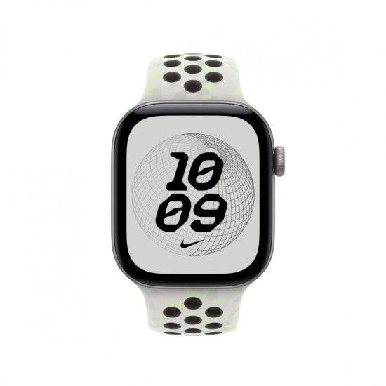Pasek sportowy Nike w kolorze klasycznej bieli do koperty 42 mm - rozmiar S/M
