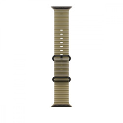 Pasek Ocean w kolorze półprzezroczystej algi do koperty 49 mm - elementy z tytanu w kolorze czarnym