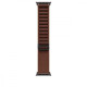 Opaska Alpine w kolorze burgundu do koperty 49 mm - rozmiar M - wykończenie z tytanu w kolorze czarnym