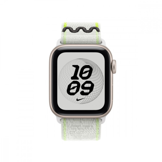 Opaska sportowa Nike w kolorze klasycznej bieli do koperty 40 mm