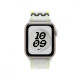 Opaska sportowa Nike w kolorze klasycznej bieli do koperty 40 mm