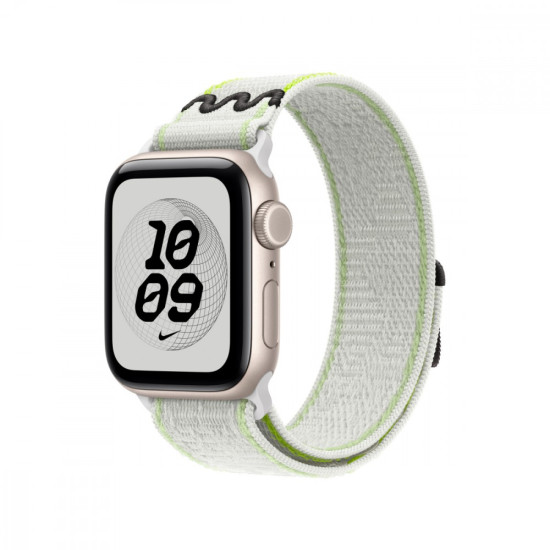 Opaska sportowa Nike w kolorze klasycznej bieli do koperty 40 mm