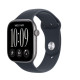 Watch seria 12 GPS, koperta 46 mm z aluminium w kolorze gwiezdnej szarości pasek sportowy w kolorze granatu - rozmiar S/M