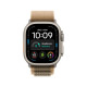 Smartwatch Watch Ultra 4 GPS + Cellular, koperta 49mm z tytanu w kolorze naturalnym, opaska Alpine w kolorze pustynnym - rozmiar L