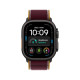 Smartwatch Watch Ultra 4 GPS + Cellular, koperta 49mm z tytanu w kolorze czarnym, opaska Trail w kolorze burgunda - rozmiar S/M