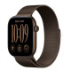  Watch seria 12 GPS+Cellular, koperta 42 mm z aluminium w kolorze ciemny brąz, bransoleta mediolańska w kolorze ciemnego brązu
