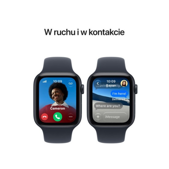 Smartwatch Watch SE 3 GPS + Cellular, koperta 44mm z aluminium w kolorze księżycowej poświaty, pasek sportowy w kolorze piaskowym - rozmiar M/L