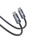 Kabel USB C 3.0 100W 5G 1m czarny