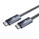 Kabel USB C 3.0 100W 5G 1m czarny