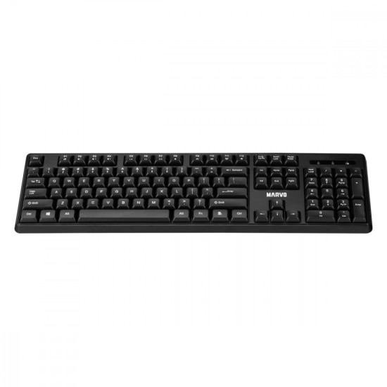 Zestaw Office klawiatura i mysz WS005 bezprzewodowy, czarny 