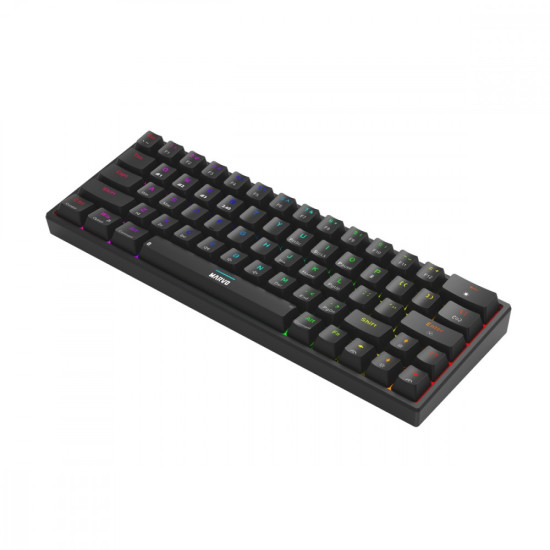 Klawiatura mechaniczna SHOGO 63W wireless czarna 