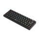Klawiatura mechaniczna SHOGO 63W wireless czarna 