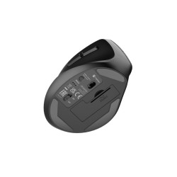Mysz bezprzewodowa wertykalna Crake 2 2400 DPI Bluetooth 5.2 + 2.4GHz dla leworęcznych Czarna