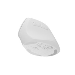 Mysz bezprzewodowa wertykalna Crake 2 BT 5.2 + 2.4GHz Biała 