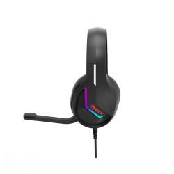 Słuchawki TACTIC 40 RGB mikrofon wired czarne 