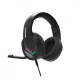 Słuchawki TACTIC 40 RGB mikrofon wired czarne 