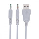 Słuchawki nauszne LUMI 40 wired białe 