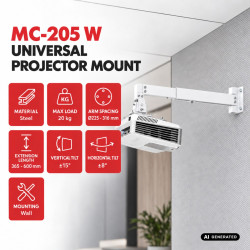 Uchwyt naścienny do projektora MC-205 W 
