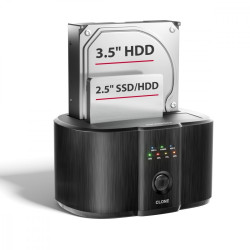 Stacja dokująca, USB 3.2 Gen 1 - 2x SATA 6G 2.5