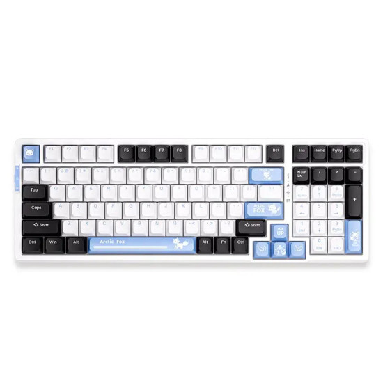 Klawiatura mechaniczna VGN PRO-V3 arctic fox bluetooth 2.4G USB 