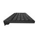 Klawiatura Tang US bezprzewodowa BT + 2.4GHz cicha Slim czarna 