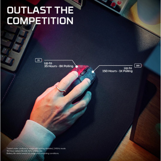 Mysz gamingowa Pulsefire Haste 3 Pro Wireless - D6GJ3AA 