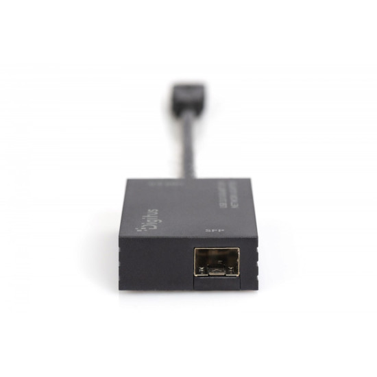 Karta sieciowa USB 3.0 typ A na Gigabit SFP, adapter światłowodowy 1000 Mb/s, moduł SFP sprzedawany osobno