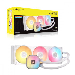 Chłodzenie procesora iCUE LINK TITAN II 360RX RGB 360mm białe